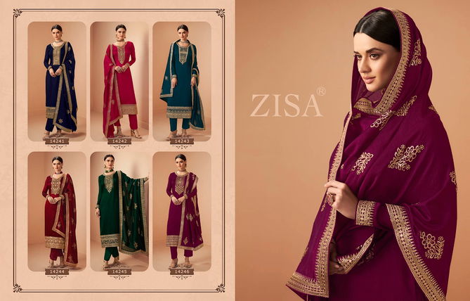 Firdosh By Zisha 12241-12246 Wedding Salwar Suits Catalog